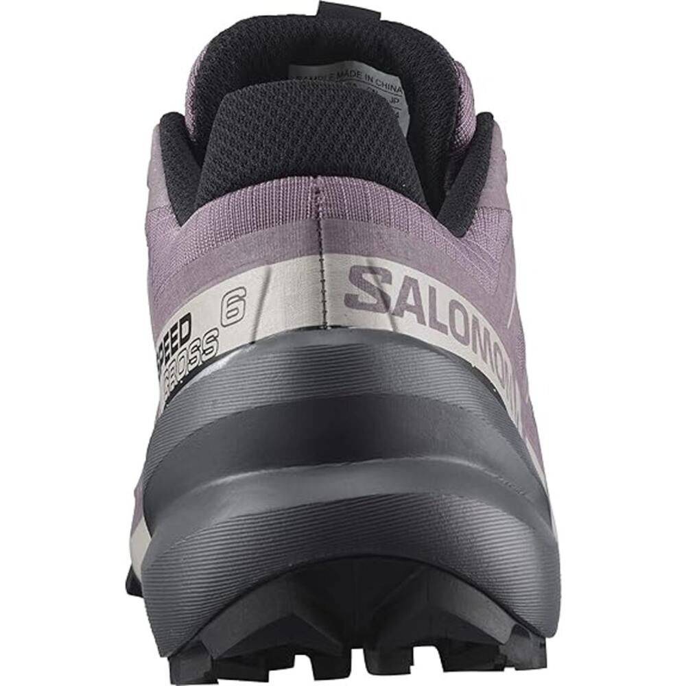 NWT Salomon Women's Speedcross 6 , Moonscape/Black/Ashes of Roses-Size 7 B (M) - Picture 7 of 7